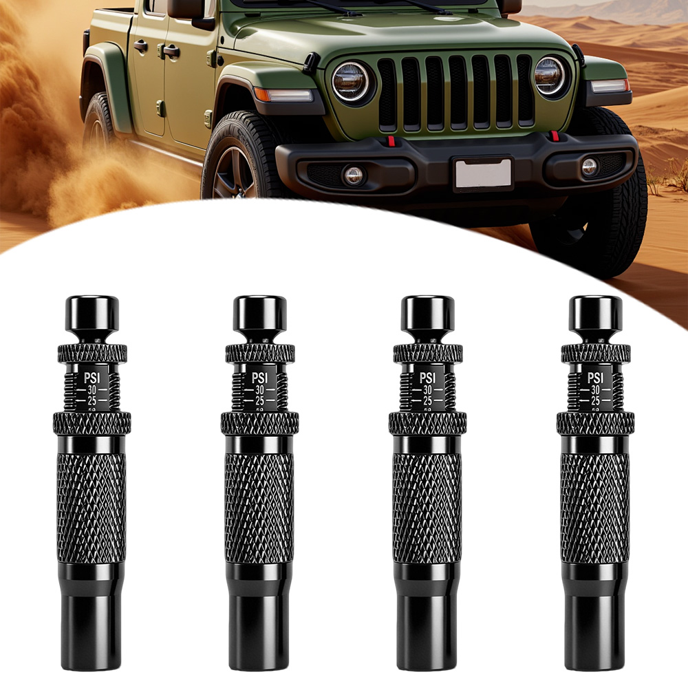 Motorcycle Gear Adventure - Tire Deflators Easy Twist Pressure Control