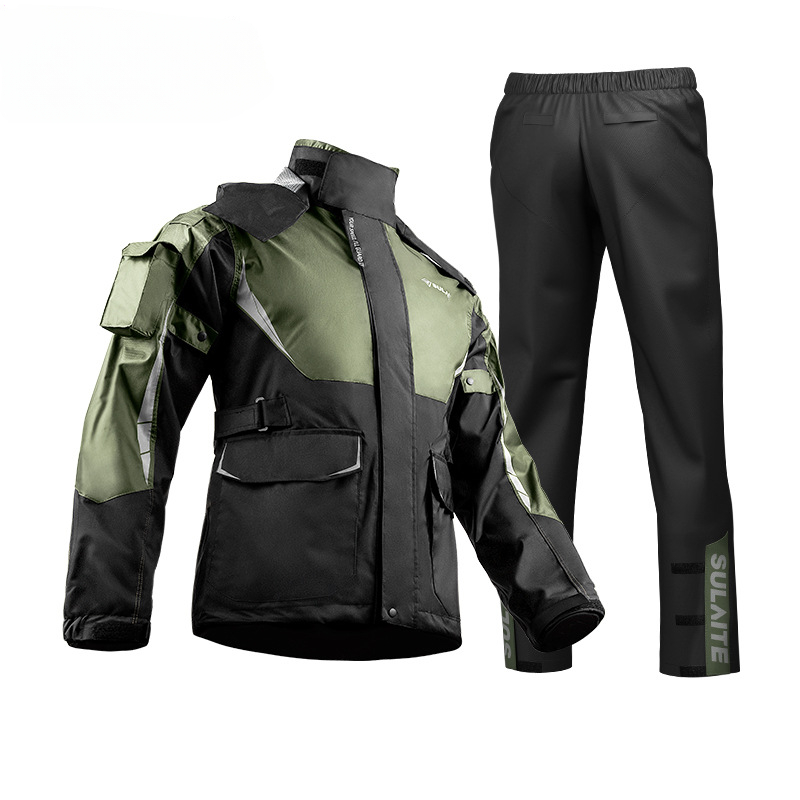 Motorcycle Rain Suit - Men Women Waterproof Motorcycle Rider Raincoat