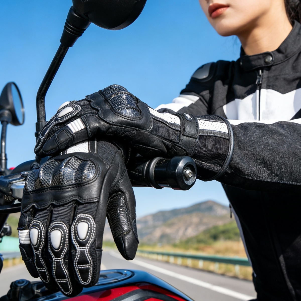 Xxl Motorcycle Gear - Women Retro Leather Gloves Four Seasons