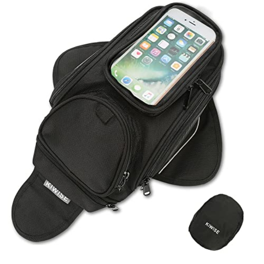 Magnetic Tank Bag - Motorcycle Tank Bag, Water Resistant with