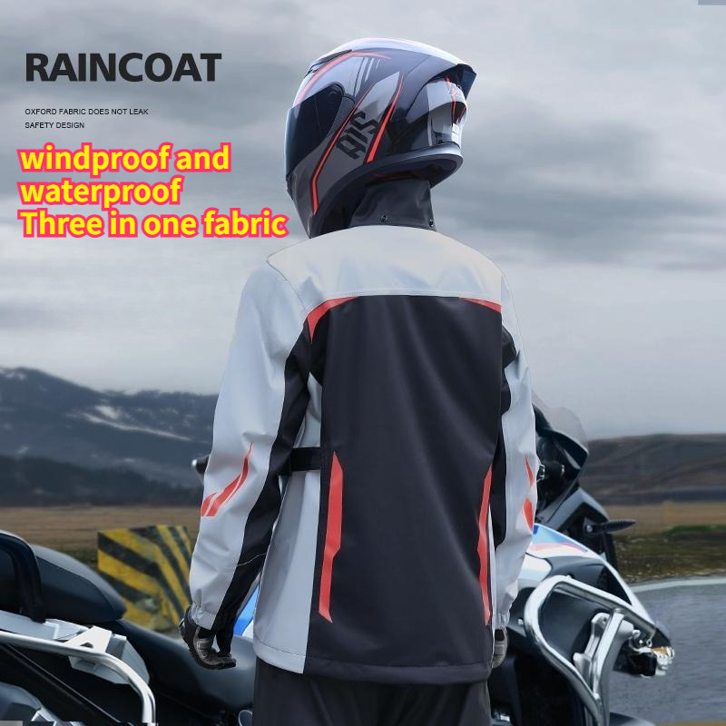 Motorcycle Rain Suit - Rainproof motorcycle raincoat rain pants set