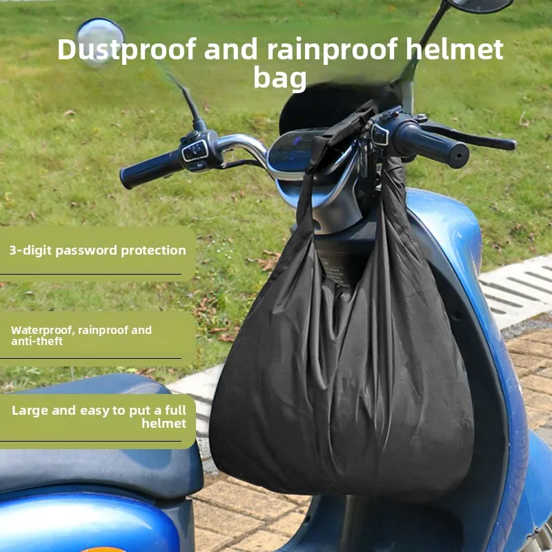 Xxl Motorcycle Gear - Anti Theft Waterproof Helmet Bag with