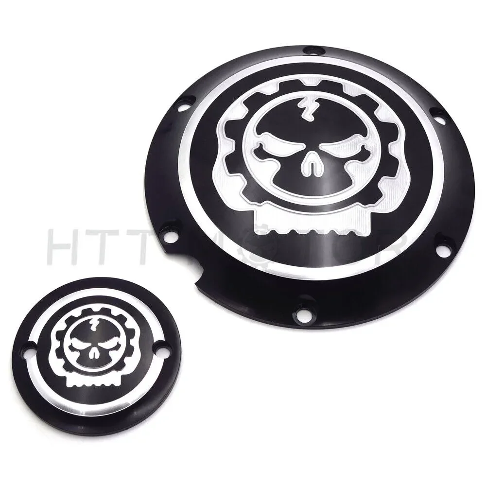 Motorcycle Gear Xl - Skull Engine Derby Timer Cover for