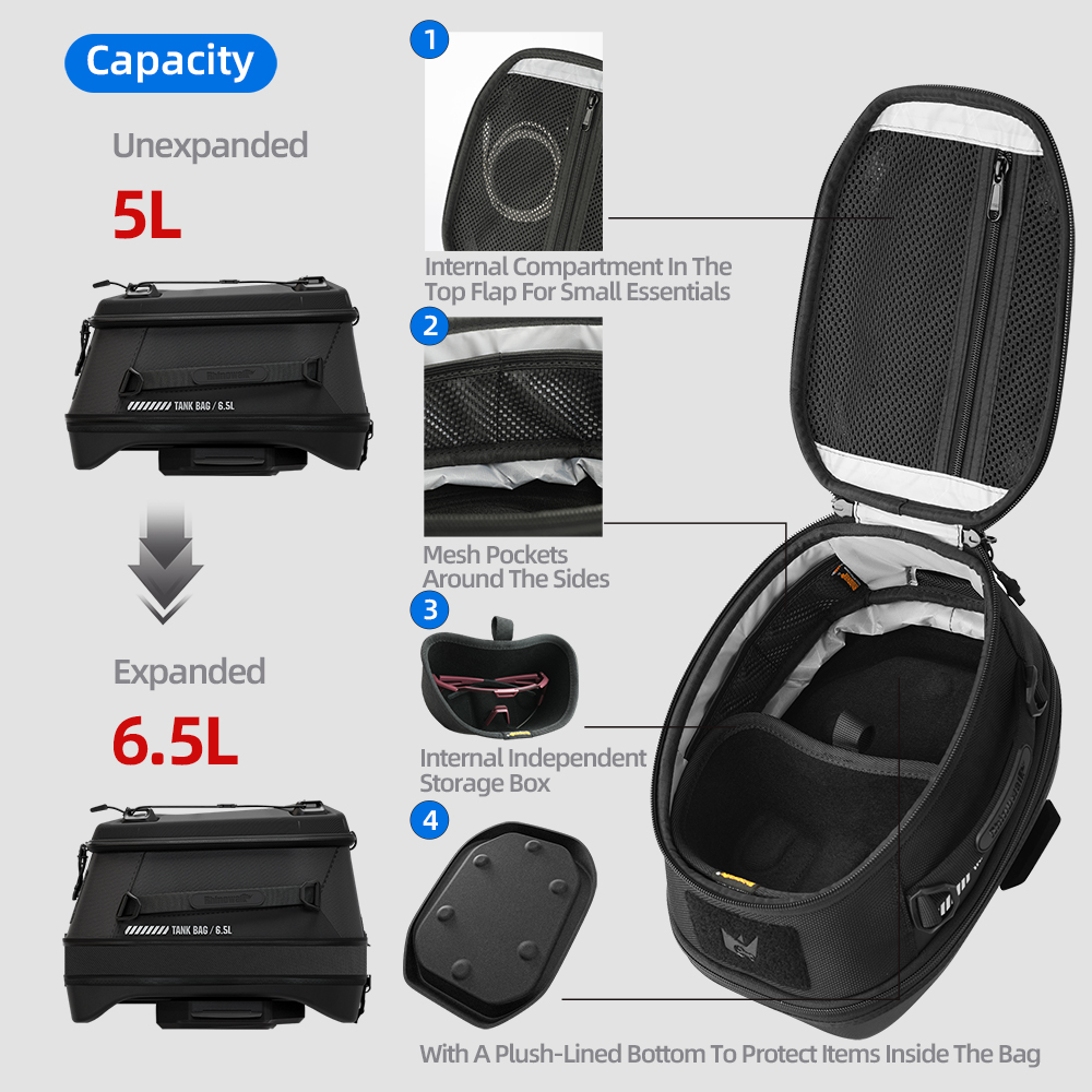 Rhinowalk Motorcycle Magnetic  – Magnetic Tank Bag Bewertung und Preis