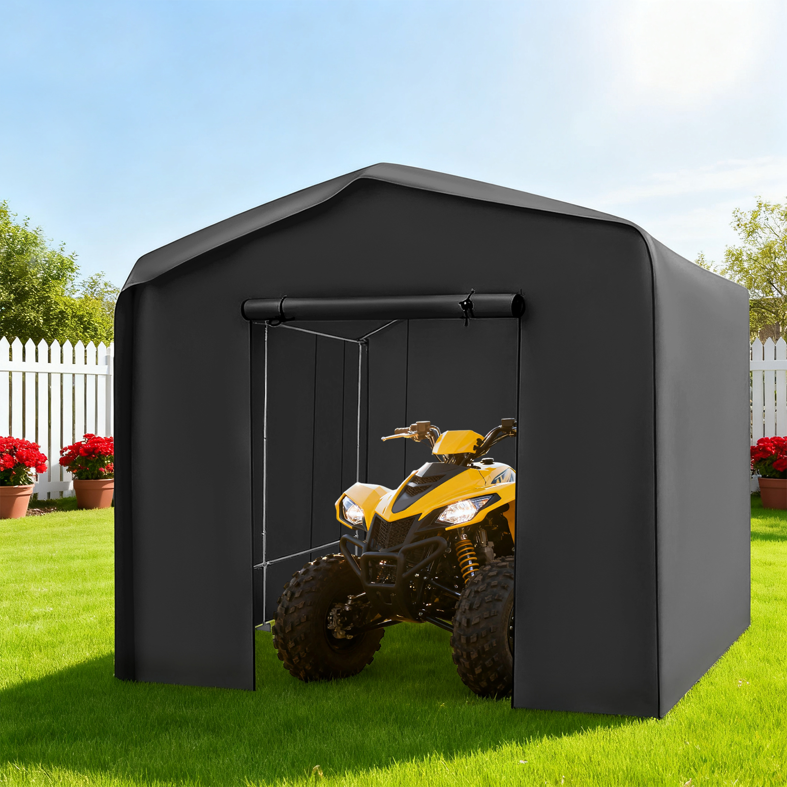 Black Motorcycle Outdoor Stora – Motorcycle Gear Garage Storage Bewertung und Preis