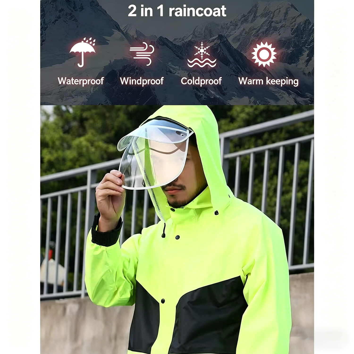 Motorcycle Raincoat Suits Men  – Motorcycle Rain Suit Bewertung und Preis