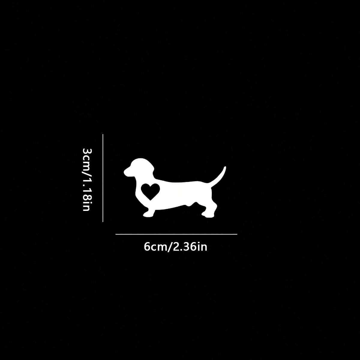 1 Pack Shape Dachshund Car Sti – Motorcycle Gear Dogs Bewertung und Preis