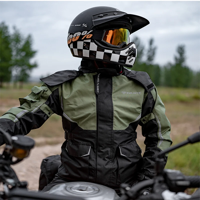 Men Women Waterproof Motorcycl – Motorcycle Rain Suit Bewertung und Preis