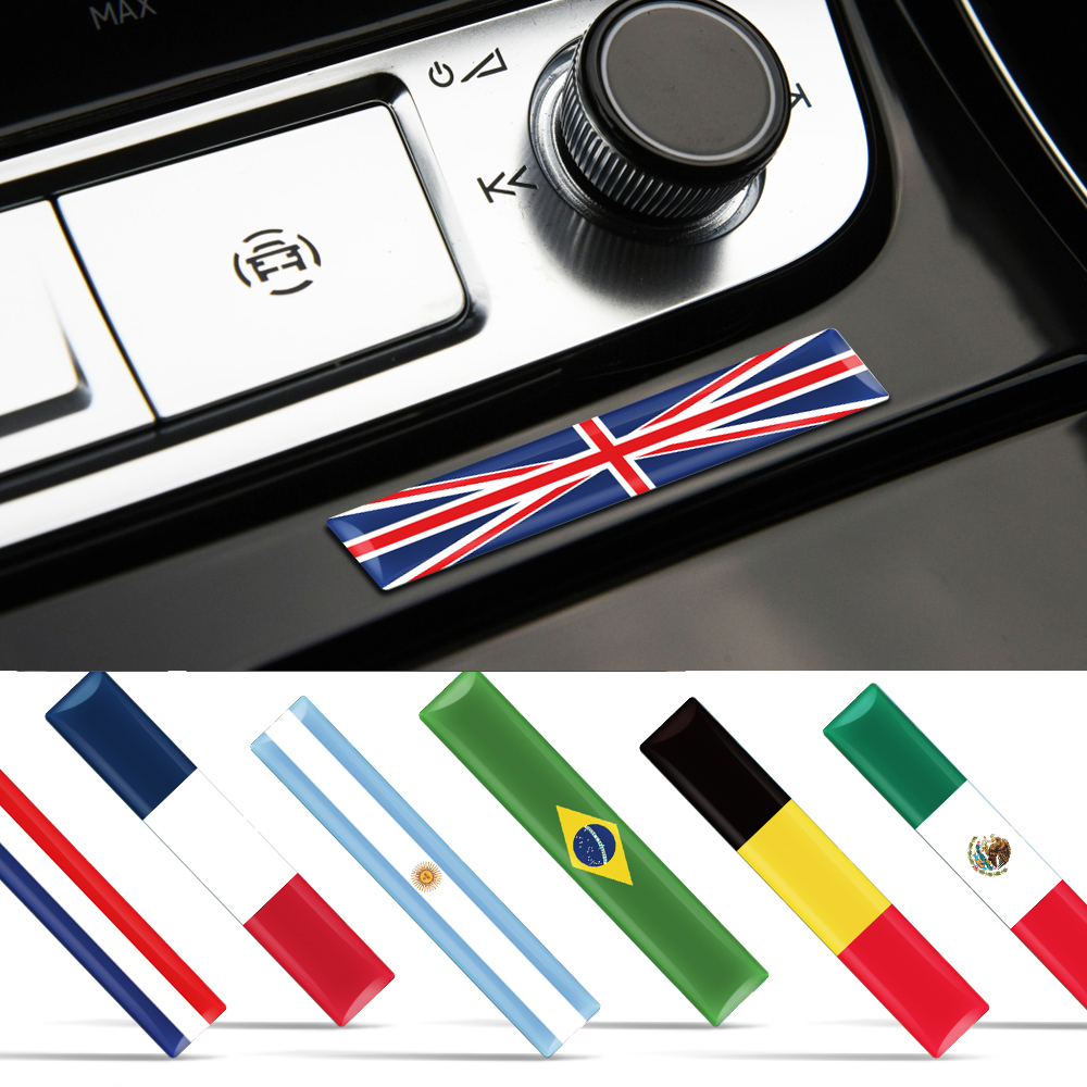 4pcs 3D Epoxy Flag Sticker Aut – Motorcycle Gear Auto Bewertung und Preis