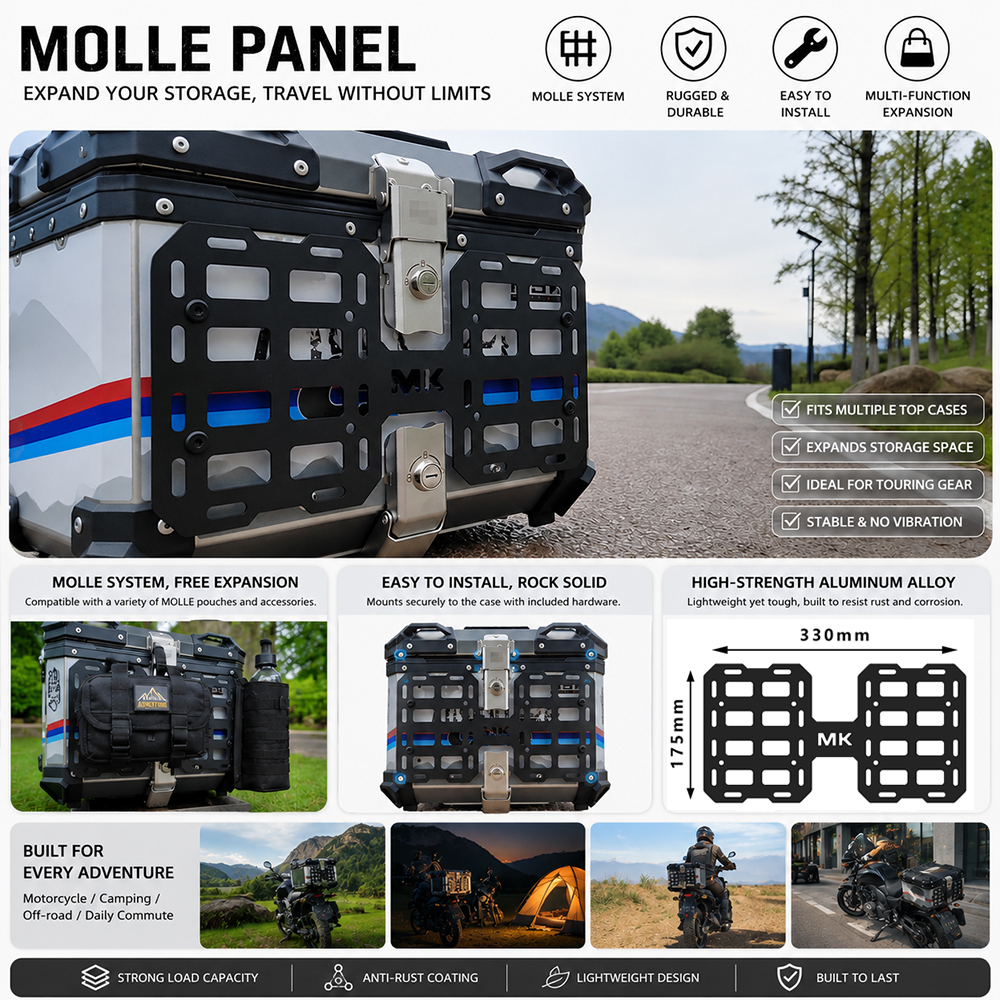 Motorcycle MOLLE Panel Front M – Motorcycle Gear Wardrobe Bewertung und Preis