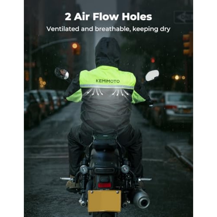 Rain Suit for Men, Motorcycle  – Motorcycle Rain Suit Bewertung und Preis