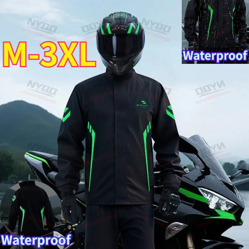 Motorcycle Waterproof Rain Sui – Motorcycle Rain Suit Bewertung und Preis