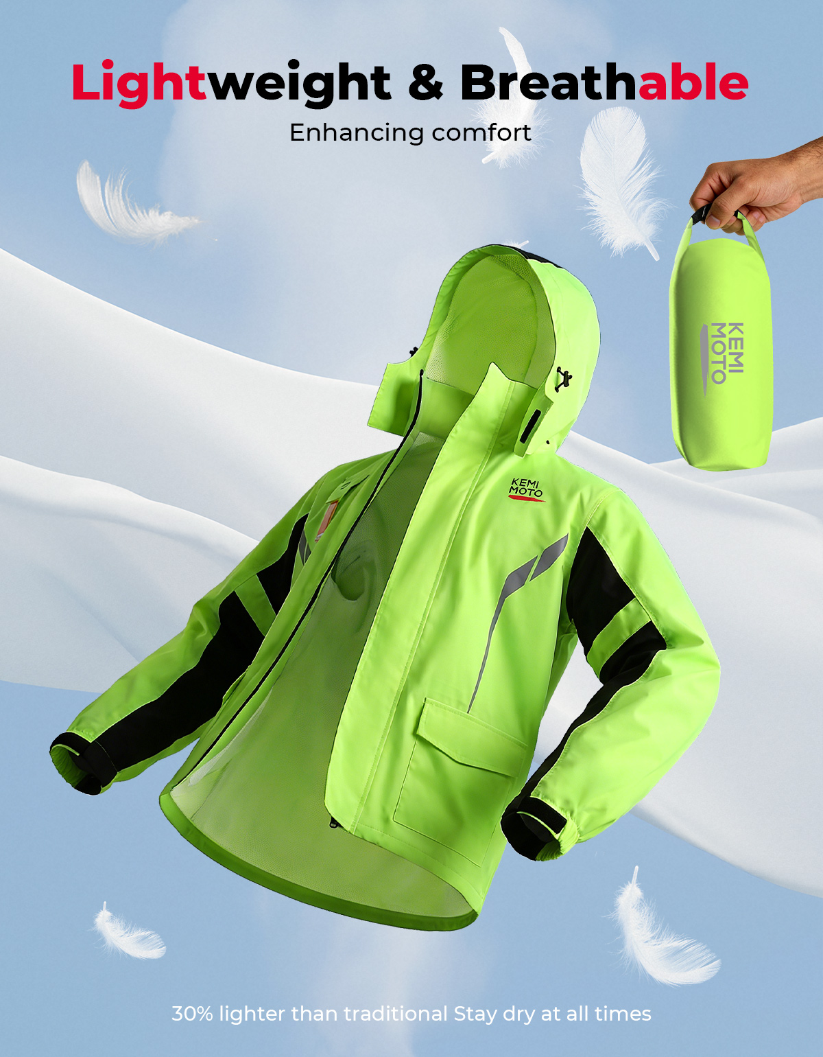 KEMIMOTO Unisex Waterproof Rai – Motorcycle Gear Cycle Bewertung und Preis