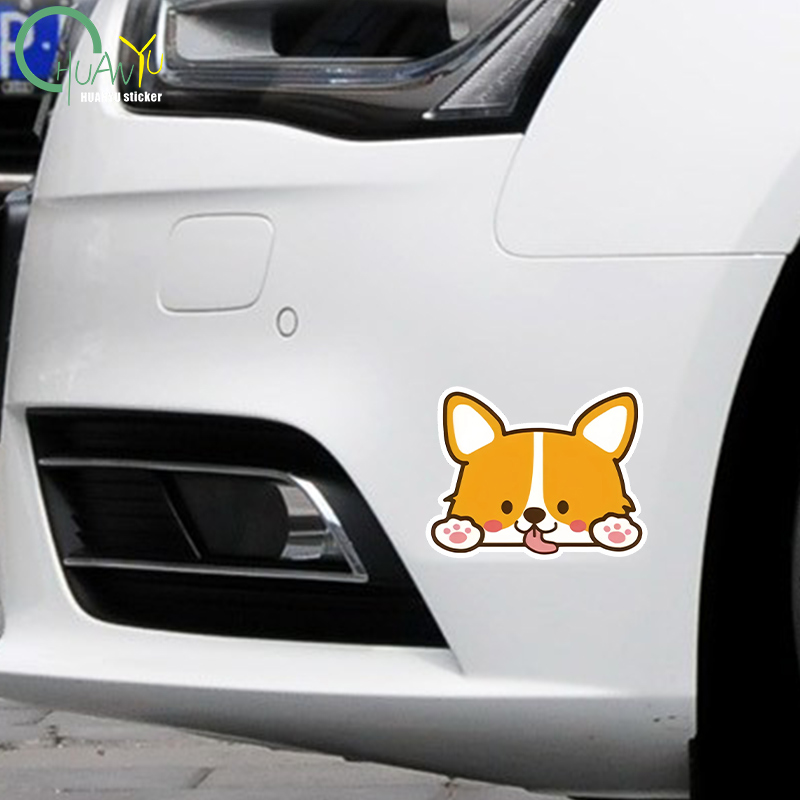 Car Cartoon Car Sticker Corgi  – Motorcycle Gear Auto Bewertung und Preis