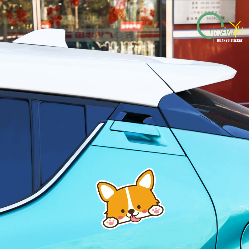 Car Cartoon Car Sticker Corgi  – Motorcycle Gear Auto Bewertung und Preis