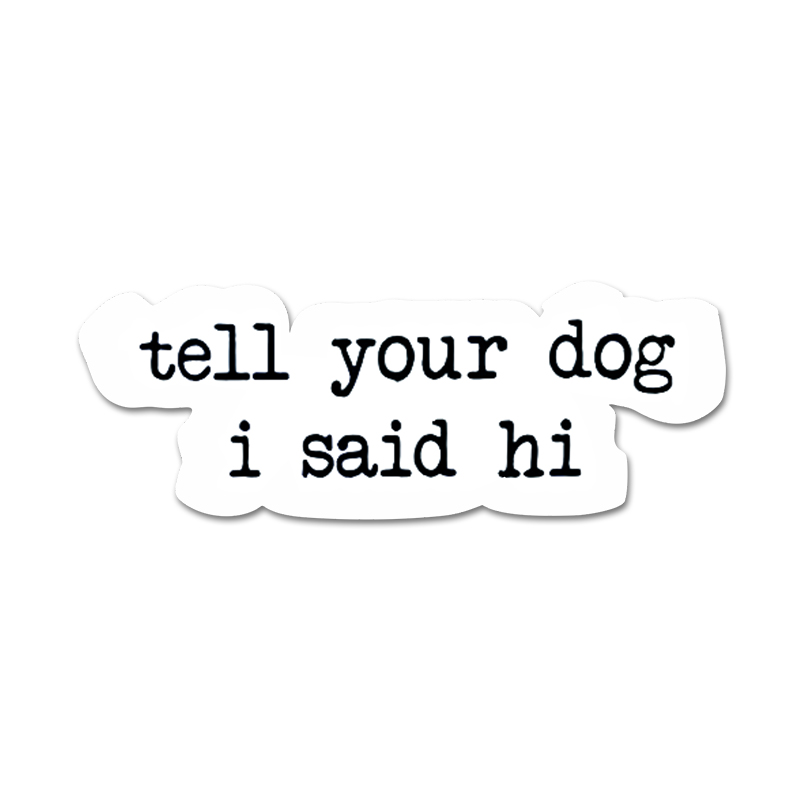 Creative text stickers tell yo – Motorcycle Gear Dogs Bewertung und Preis