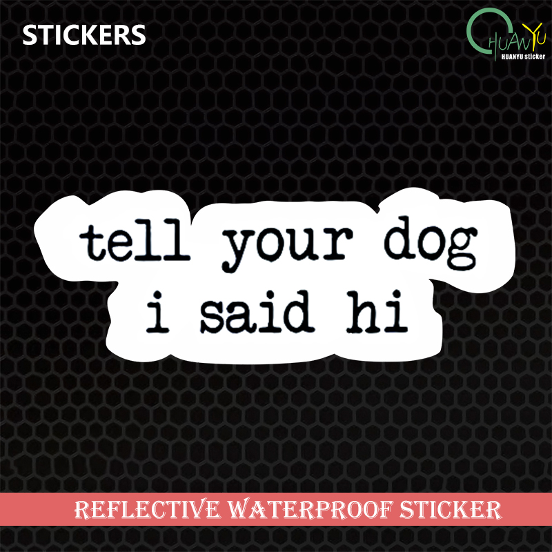 Creative text stickers tell yo – Motorcycle Gear Dogs Bewertung und Preis