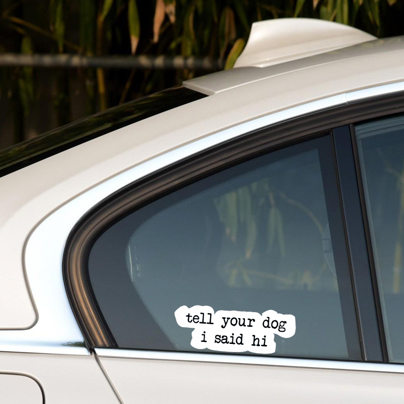 Creative text stickers tell yo – Motorcycle Gear Dogs Bewertung und Preis