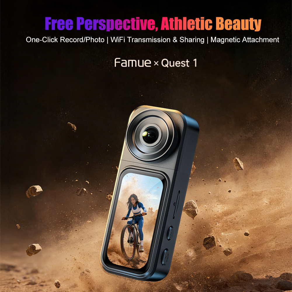 Famue Quest 1 Action Camera  r – Motorcycle Gear Bundle Bewertung und Preis