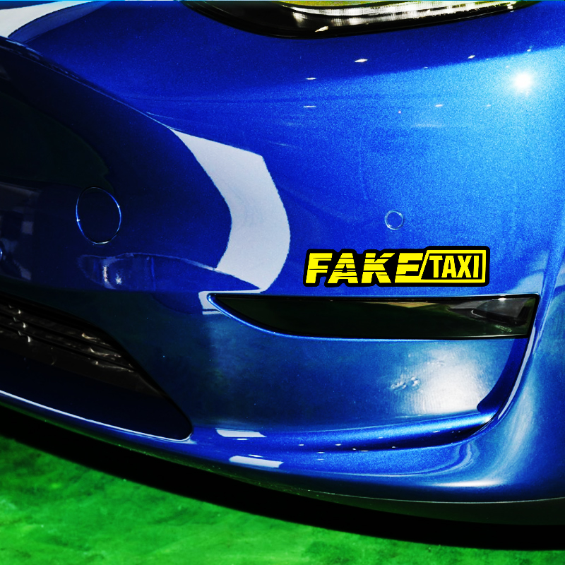 Yellow Fake Taxi Logo Pvc Wate – Motorcycle Gear Auto Bewertung und Preis