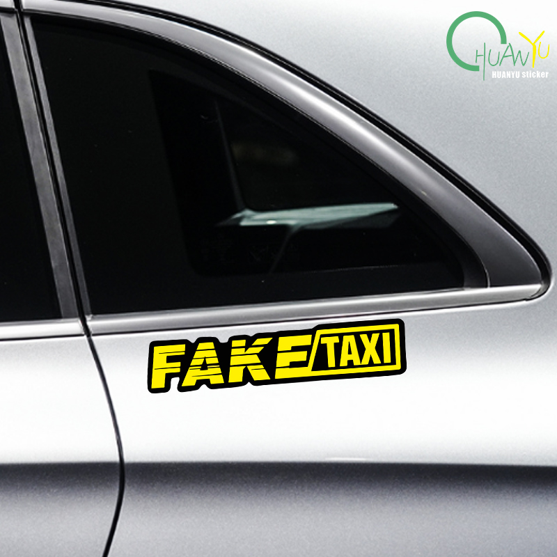 Yellow Fake Taxi Logo Pvc Wate – Motorcycle Gear Auto Bewertung und Preis