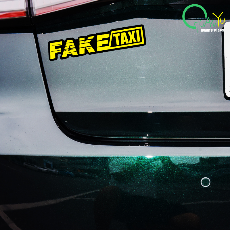 Yellow Fake Taxi Logo Pvc Wate – Motorcycle Gear Auto Bewertung und Preis