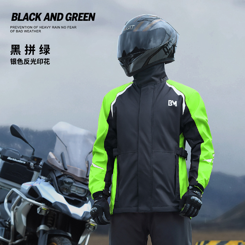 Rainproof motorcycle raincoat  – Motorcycle Rain Suit Bewertung und Preis