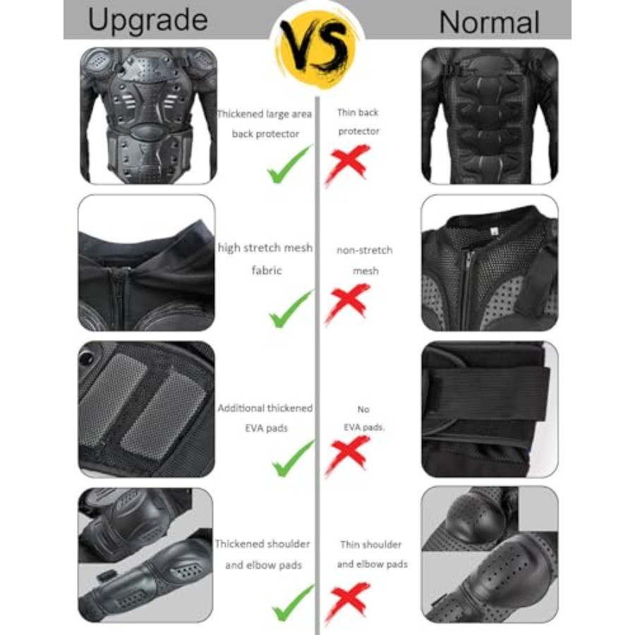 Motorcycle Jacket Armor Suit-D – Motorcycle Gear Cycle Bewertung und Preis
