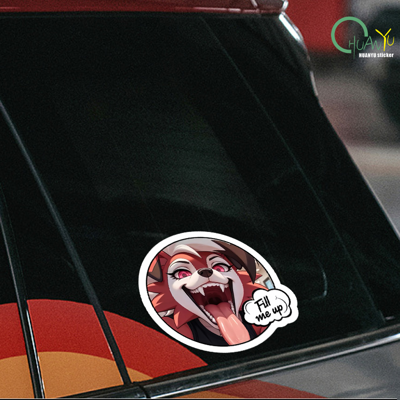 Car sticker fox dog head perso – Motorcycle Gear Dogs Bewertung und Preis