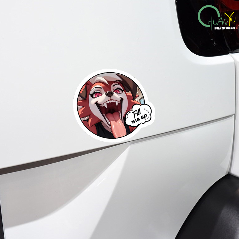 Car sticker fox dog head perso – Motorcycle Gear Dogs Bewertung und Preis