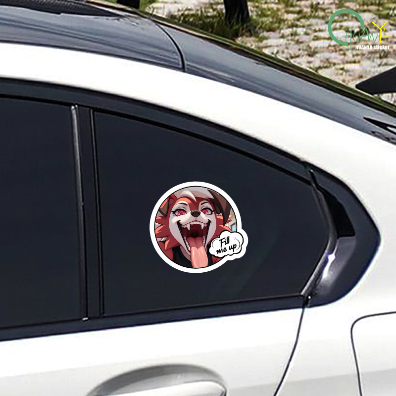 Car sticker fox dog head perso – Motorcycle Gear Dogs Bewertung und Preis